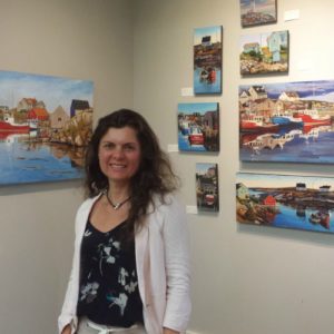 "The Colours of Peggy's Cove" at the Teichert gallery. August 2015