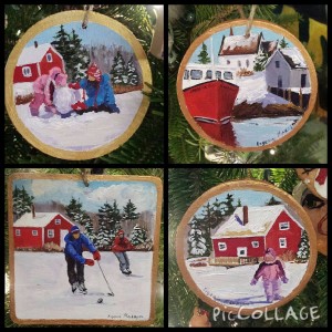 Few of the Christmas ornaments I have done in 2015
