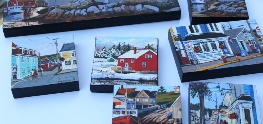 New paintings and miniatures of Nova Scotia in my etsy store
