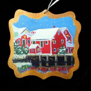 Lunenburg ornament, acrylic $125 available 